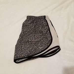 Black and White Printed Nike Shorts